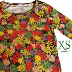 Lularoe julia pencil dress floral